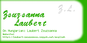 zsuzsanna laubert business card